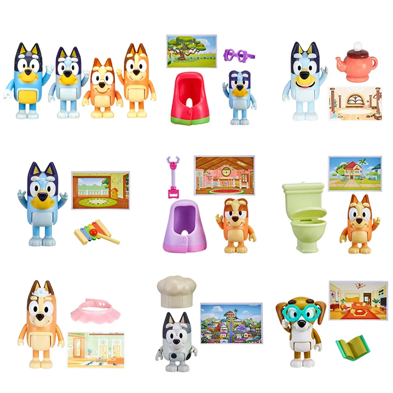

Оригинальная детская кукла лосяй Bluey, класс бинго, Детская кукла из мультфильма «ДЕЙТ», детские игрушки, подарки для детей, сопровождающая игрушка