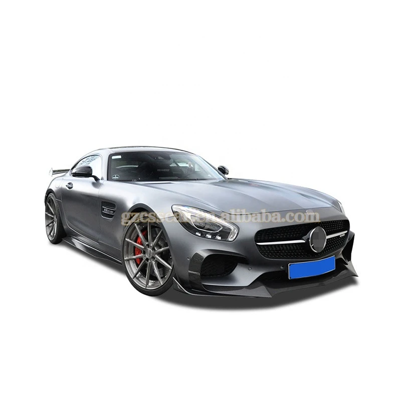 Kit Corpo Diffusore Posteriore Paraurti Anteriore Stile Renntech In Fibra Di Carbonio Per Mercedes Bens Amg Gt Gts