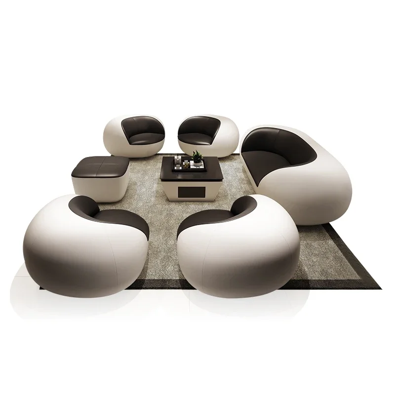 Cute Fancy Living Room Sofa Set Luxury Soft Lazy Nordic Loveseat Modern Sofa Puffs Lounge Divano Soggiorno Apartment Furniture