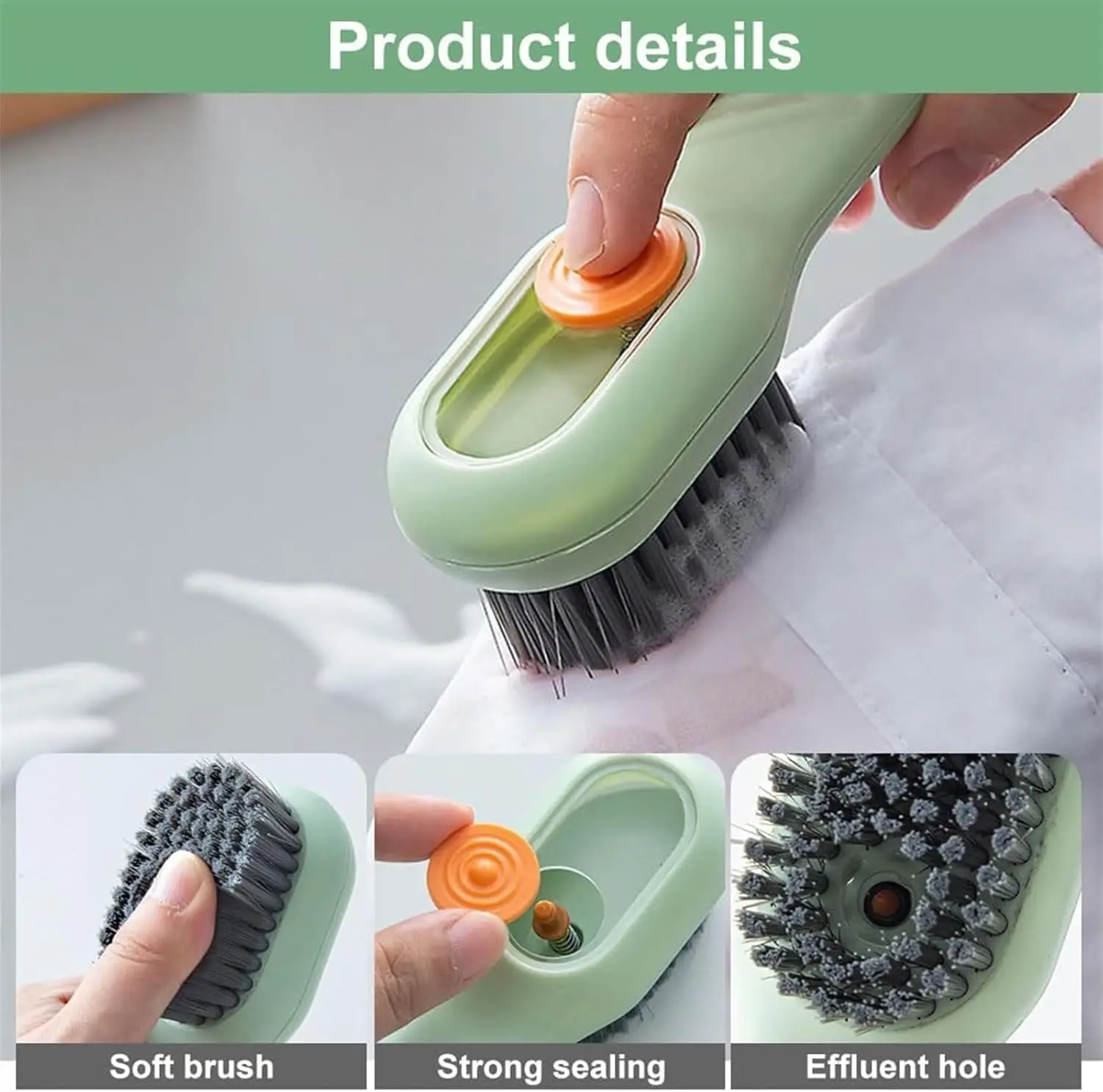 Shoe brush laundry brush 1/2PCS multifunction cleaning long handle