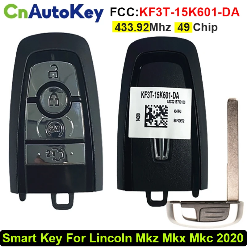 CN093010 Original Smart Car Key Fob For Lincoln Mkz Mkx Mkc 2020 OEM
