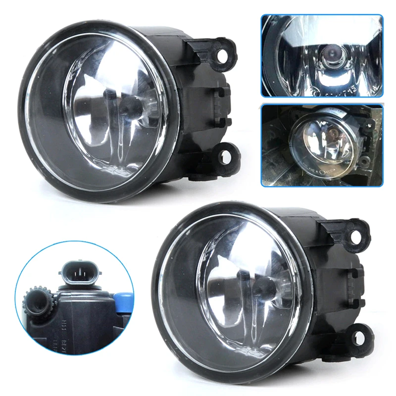 2Pcs Car Front Fog Light Assembly 12V 55W LED Fog Lights For Suzuki Swift VITARA