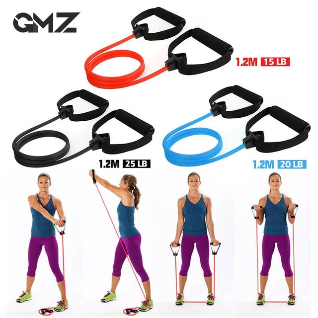 Bandas de Resistencia 210 lbs Bandas Elásticas Musculación con Niveles  Gomas Elasticas musculacion para Gimnasio en Casa Yoga con 7 Tubos de Látex  Gomas Elasticas Fitness para Yoga Pilates Estiramientos - AliExpress