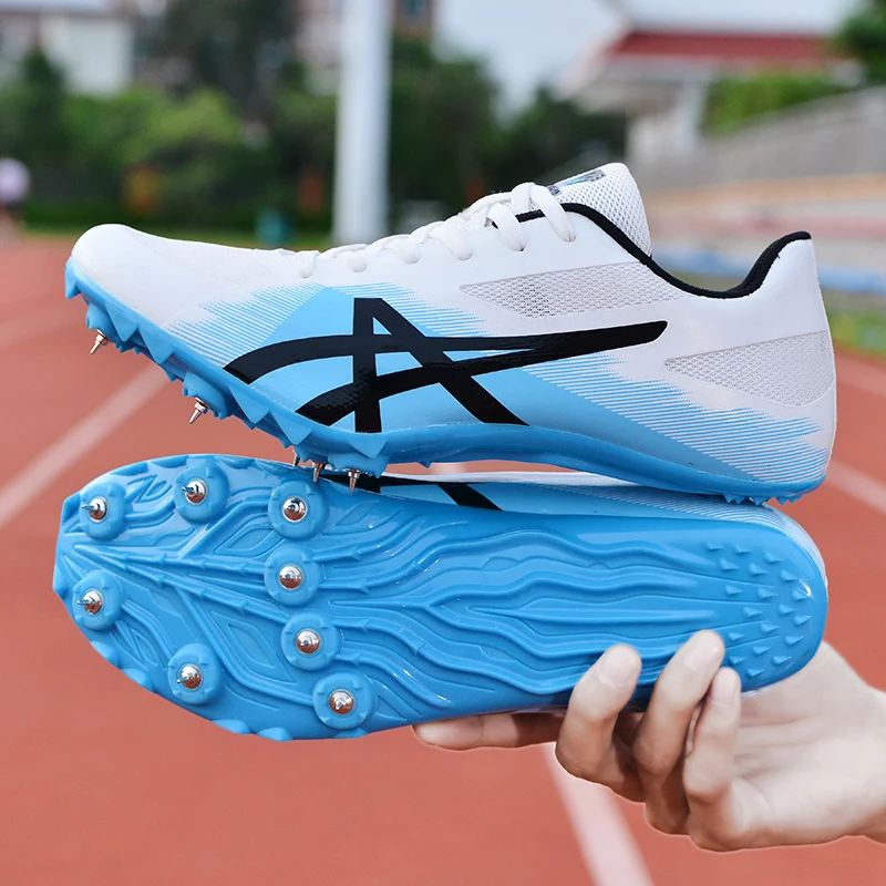 Running Spikes Men Track and Field Shoes Women Spikes Sneakers Athlete Running Training Shoes Lightweight Racing Spike Sport