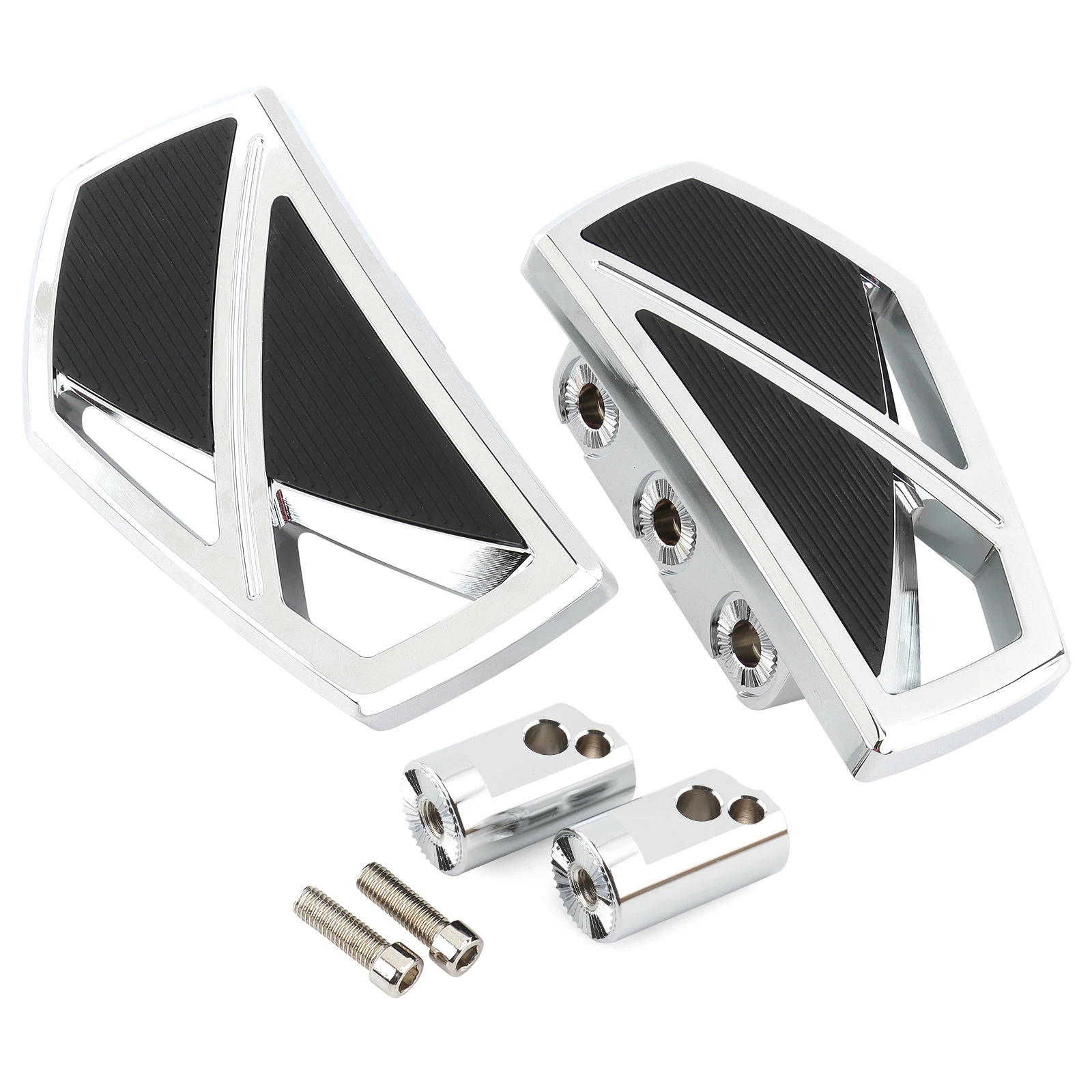 Pedane Larghe In Alluminio Per Har&ley Softail 2018-2020 – Antiscivolo Per Guida E Passeggero