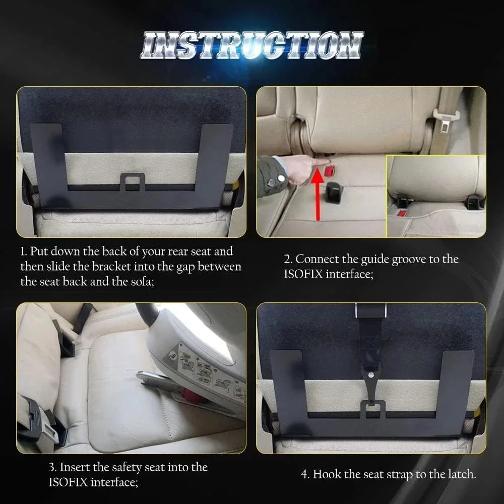 Kit di Montaggio ISOFIX per Seggiolino Auto - immagine 2