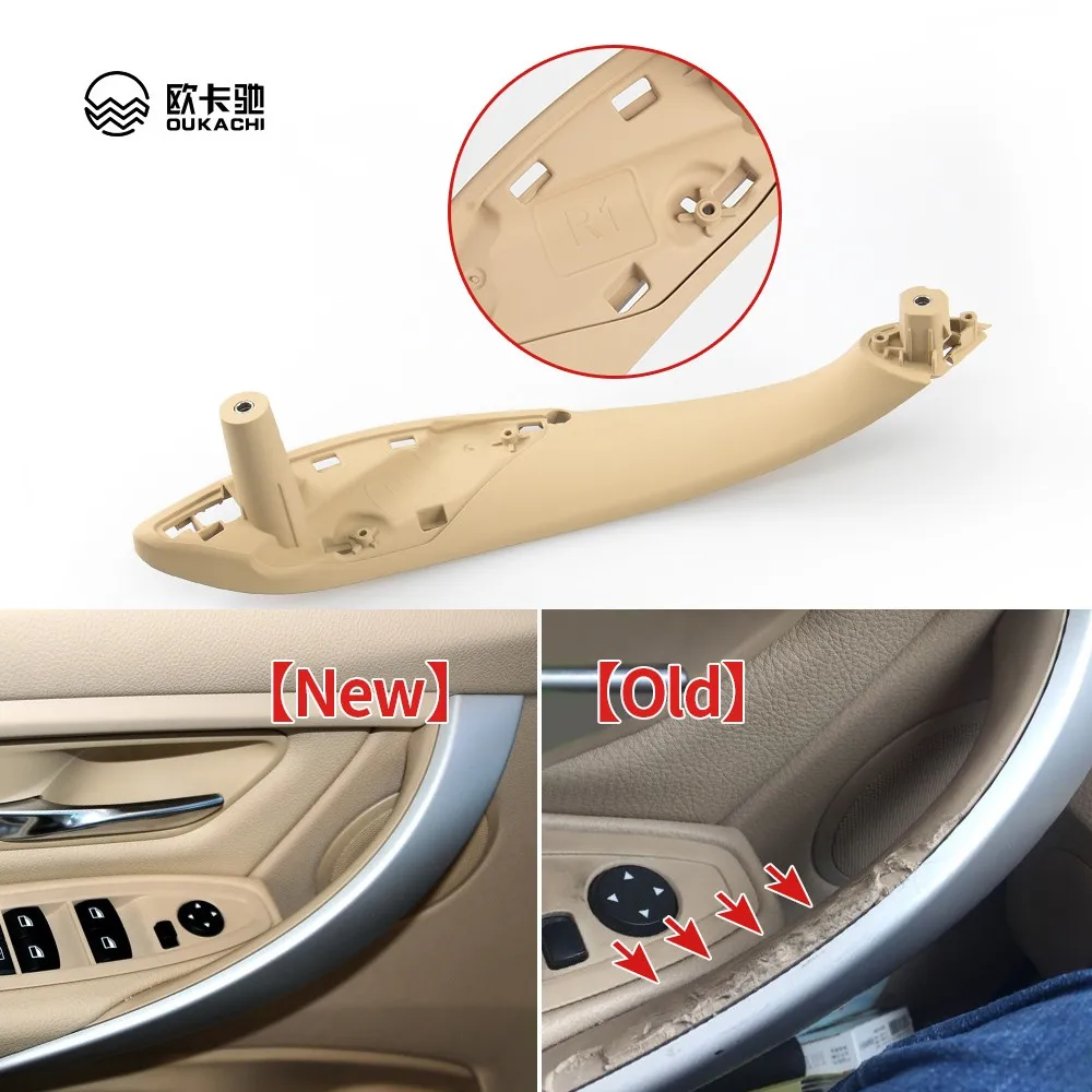 자동차 내부 도어 핸들 트림 풀 그랩 패널 핸들 BMW F30 F80 F31 F32 F34 인테리어 도어 핸들 3 4 시리즈 2012-2018