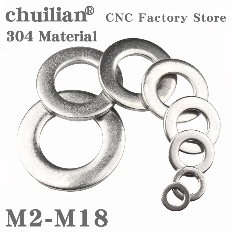 

Плоская шайба M2 M2 M2, 5 Φ, M14, M16, 304, шайбы из нержавеющей стали