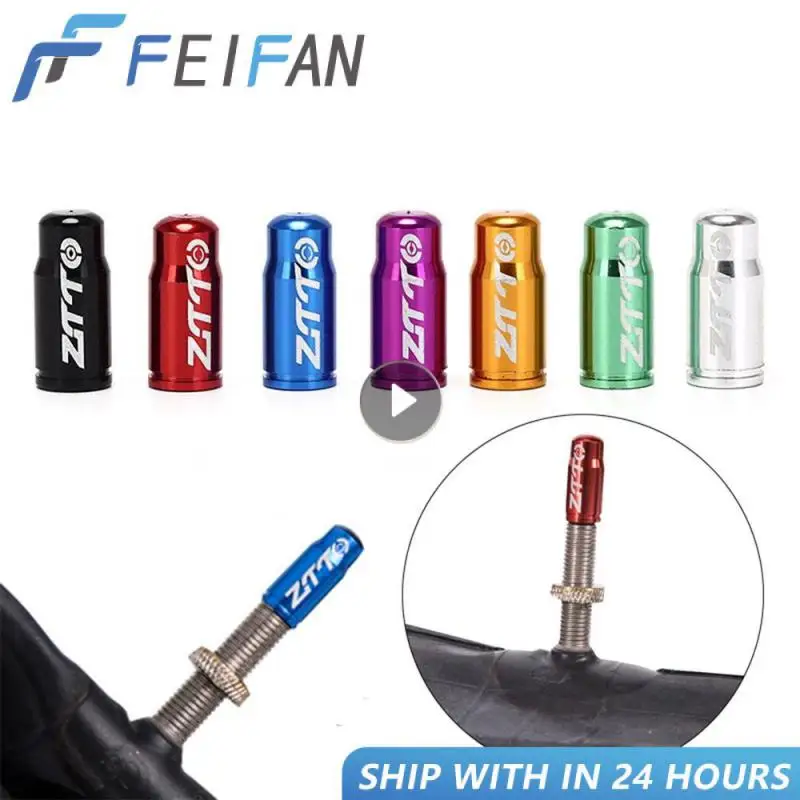 

2Pcs Bicycle Valve Aluminum Alloy Road MTB Racing Bike Tube Tyre Bicycle Tire Wheel Cycling Accessories French Mouth Valve Cap