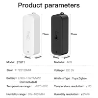 IP65 Zigbee Temperature Humidity Sensor Waterproof Outdoor Hygrometer Thermometer Work With Tuya Alexa - Image 6