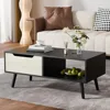 Modern Coffee Table, Wooden Cocktail with Storage, Minimalist Hallway Table, Café Tables 1