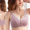 Comfortable Cotton Pregnant Women Underwear Maternity Nursing Bra Breastfeeding Bra Front-Close Bralette Intimate Clothes Plus 3