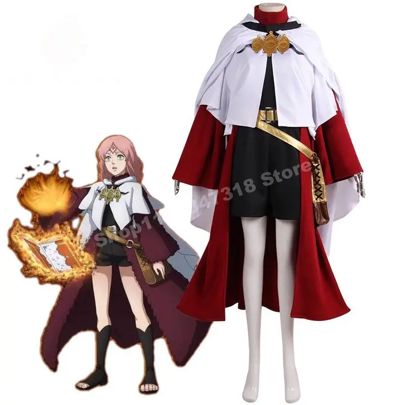 

Black Clover Fana Cosplay Costume Anime Magician Fana Robe Clothing Halloween Christmas Carnival Party Dress Up