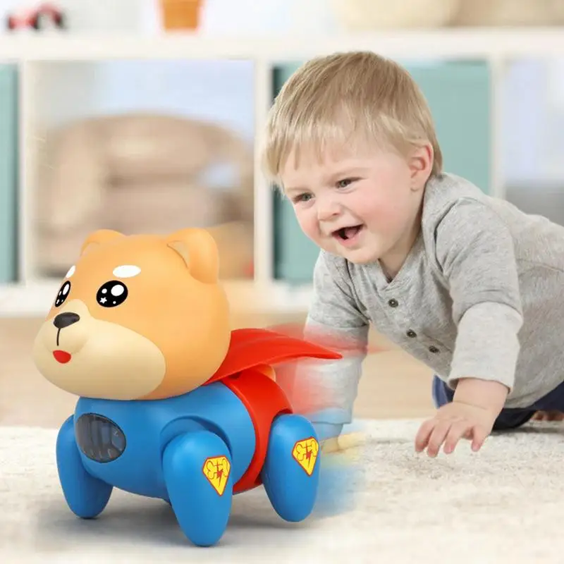 Crawling Toys Kids Crawling Walking Animal Toy Soft Lighting Delicate Crawling Animal Toy For Kids Early Education