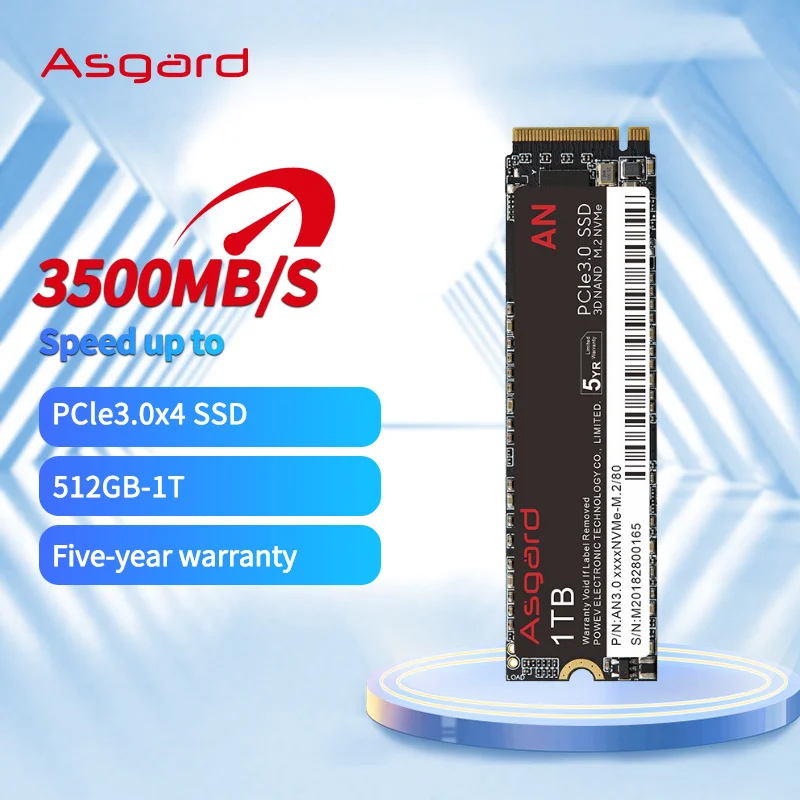 Asgardu AN3.0 M.2 NVMe 512GB 1T PCIe3.0 X4 SSD wewnętrzny dysk twardy m2 2280 do laptopa pulpit - AliExpress 7