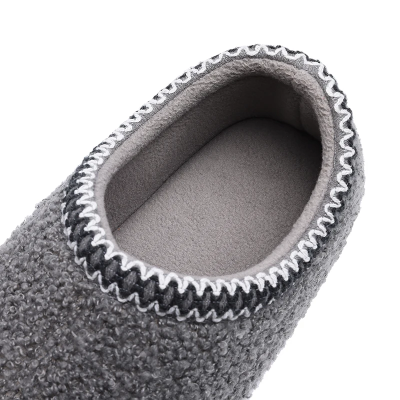 Eyriphy New Soft Curly Full Slippers For Women Memory Foam Lightweight House Shoes Cozy Casual Bedroom Slippers Faux Cotton Shoe 4