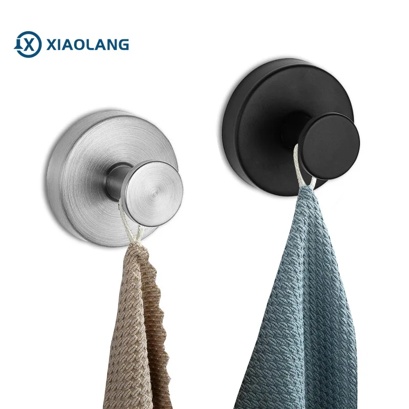 

Stainless Steel Suction Cup Hooks for Kitchen Bathroom, Vacuum Suction Cup Hook for Towel Clothes, Non Marking and Non Punching