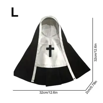 Role Play Dog Costumes Halloween Dog Costume Cosplay Funny Nun Costume Sister Habit Pet Cloth Cute Dress Up Pet Costume For 5