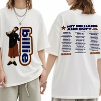 2025 Summer Billie TShirt New Hit Me Hard and Soft Tour Shirt T-shirt  Women's Tee Popular Shirt