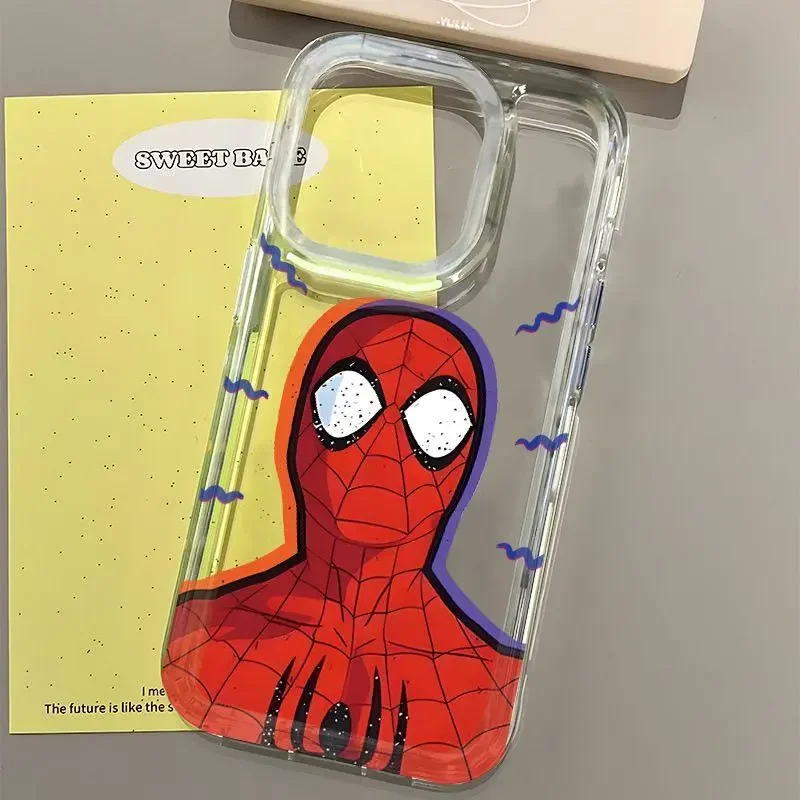 マーベル-スパイダーマン電話ケース,iPhone 14,12,13,11,15,16