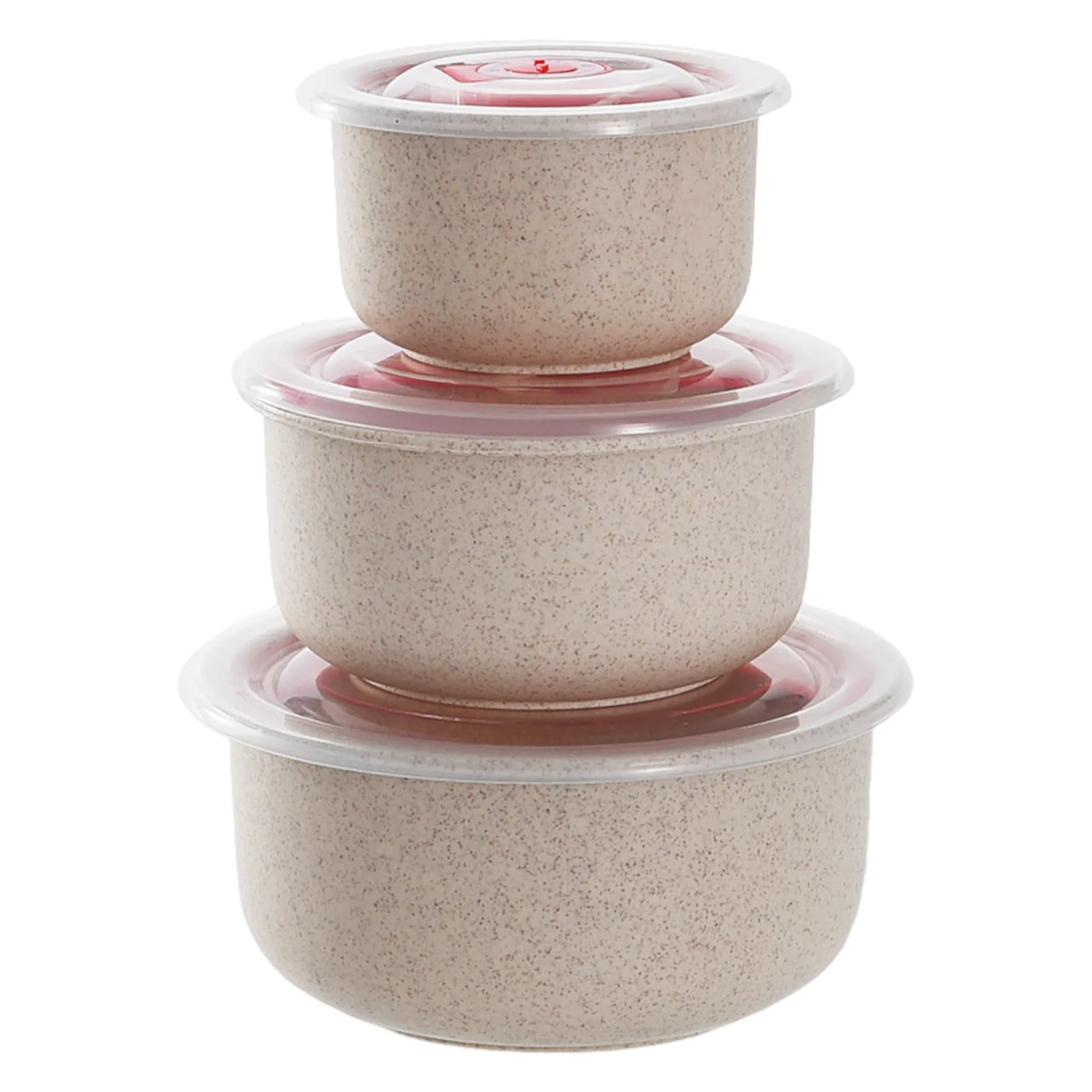 Set of 3 Lightweight Bento Boxes for Kitchen, Picnic, and Meal Prep Storage