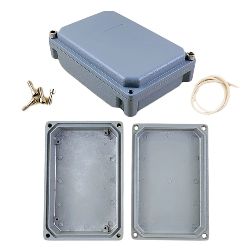 Caixas Impermeáveis Dustproof do Metal da Caixa do Cerco Ip66 do Projeto de Alumínio Fundido para o Controle Industrial do Alojamento da Eletrônica