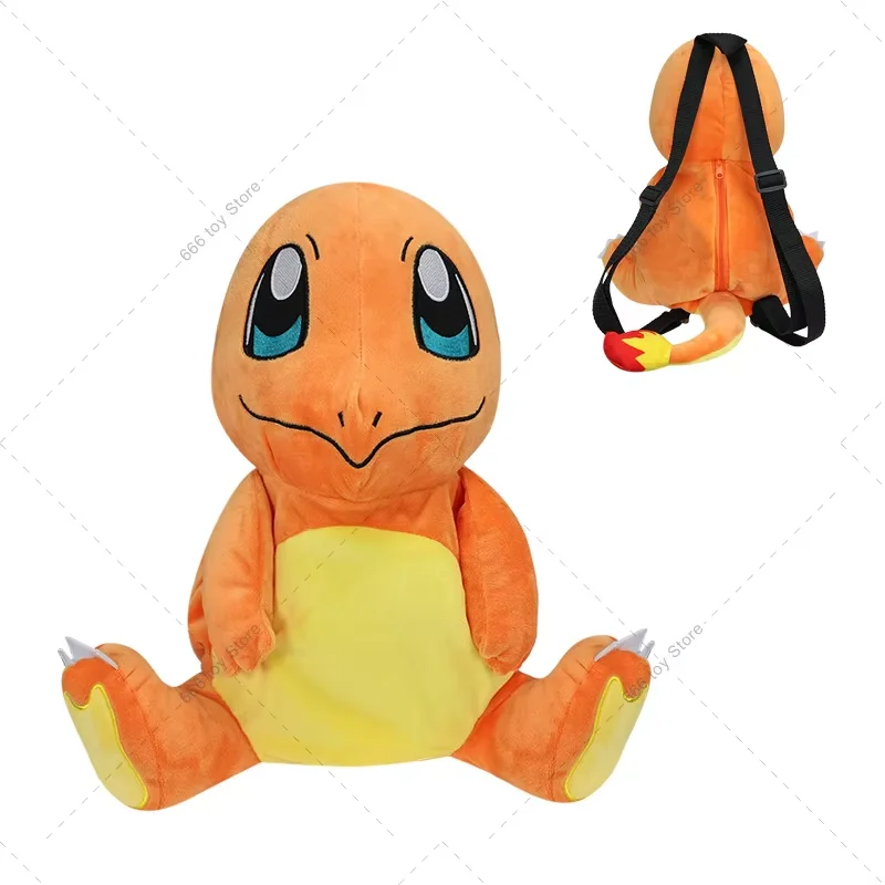Pokemon Plush Backpack Mimikyu Eevee Mew Charmander Gengar Charizard Piplup For Children Adults