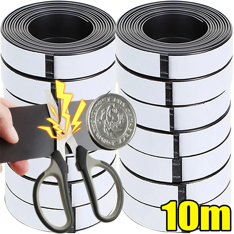 Magnetic Adhesive Strips for DIY and Organization Projects