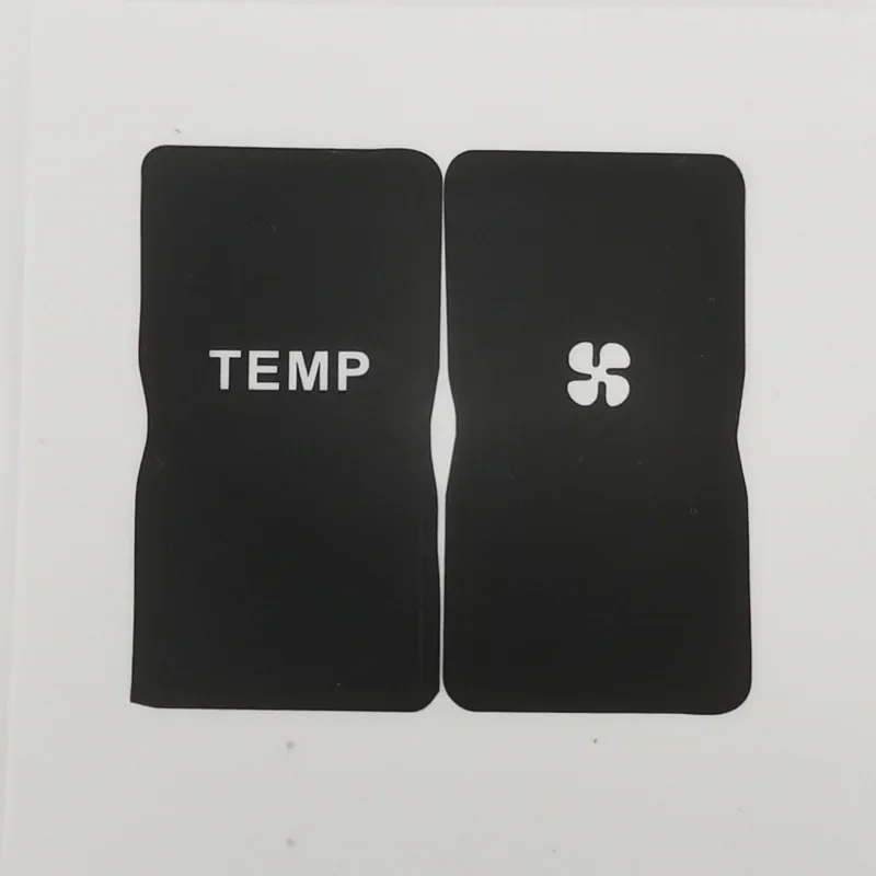 Black Car Interior Climate Control Button Repair Stickers Decalcomanie Kit Adesivi Per Auto Per Porsche Boxster 987 911 Accessori Auto