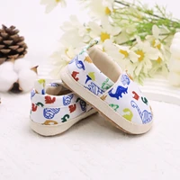 Casual Cute Cartoon Dinosaur Print Slip On Loafer Shoes For Baby Boys, Lightweight Non-slip Walking Shoes For Daily Party Wear, 2