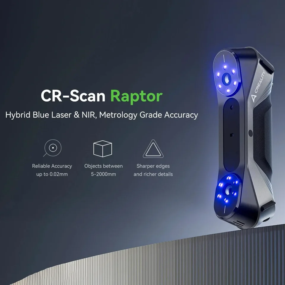 Creality 3D スキャナー CR-Scan Raptor マルチライン ブルー & NIR