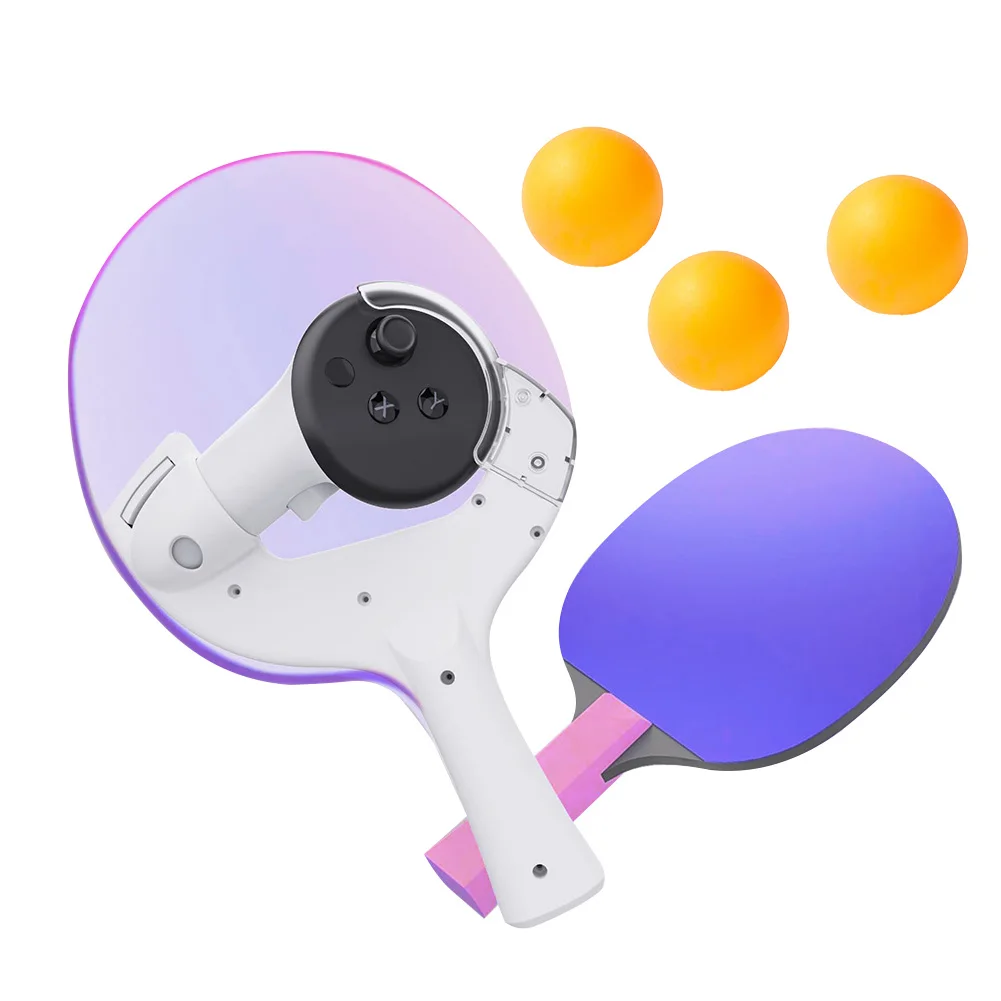 Table Tennis Paddle Grips Accessories To Play Eleven Table Tennis Enhance VR Game Experience for Oculus Quest 3 for Meta Quest 3