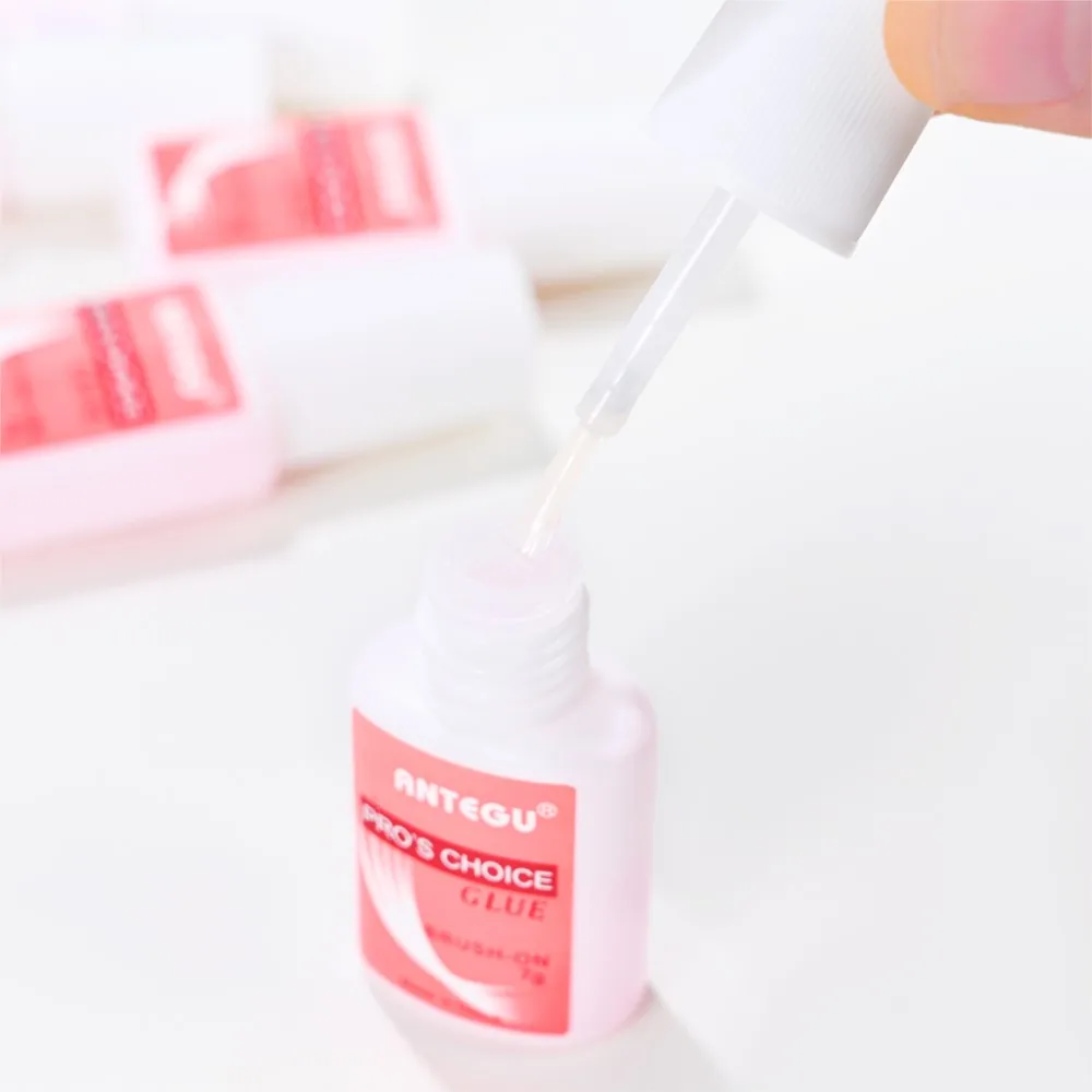 10/7/5/2g Fast Drying Nail Glue for Nail Tips Super Strong Adhesive Liquid Glue Rhinestones Gel Glue With Brush Manicure Tools # 5
