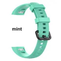 Silicone Sport Replacement Smart Wristband Strap (Mint--)
