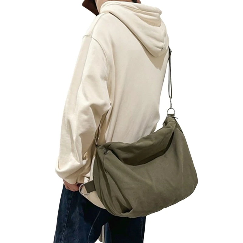 Practical Canvas School Bag Large Capacity Backpacks Laptop Backpack Rucksacks Casual Daypacks for Outoor Work and Travel