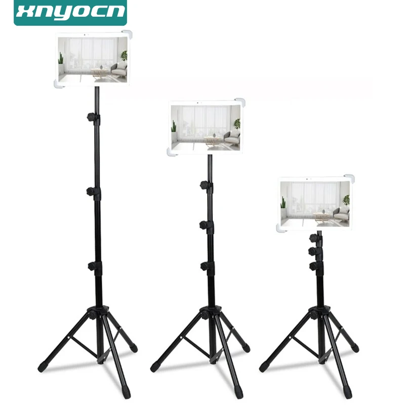 Newest Adjustable Tripod Floor Tablet Stand Holder For 9.715 Inch