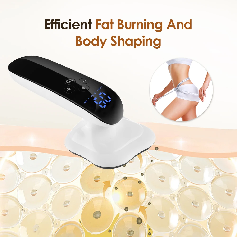 Cordless Electric Body Massager Fat Remover for Belly Waist Arm Leg Butt - Portable Body Sculpting Machine