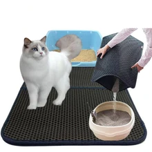 

Cat Litter Pad Double-Layer EVA Waterproof Cat Litter Box Cat Bed Super Convenient To Carry Smooth Surface Pet Cat Bedding