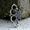 New Design Necklace 316L Stainless Steel Jewelry Punk Biker Vintage Skull Bone Pendant 1