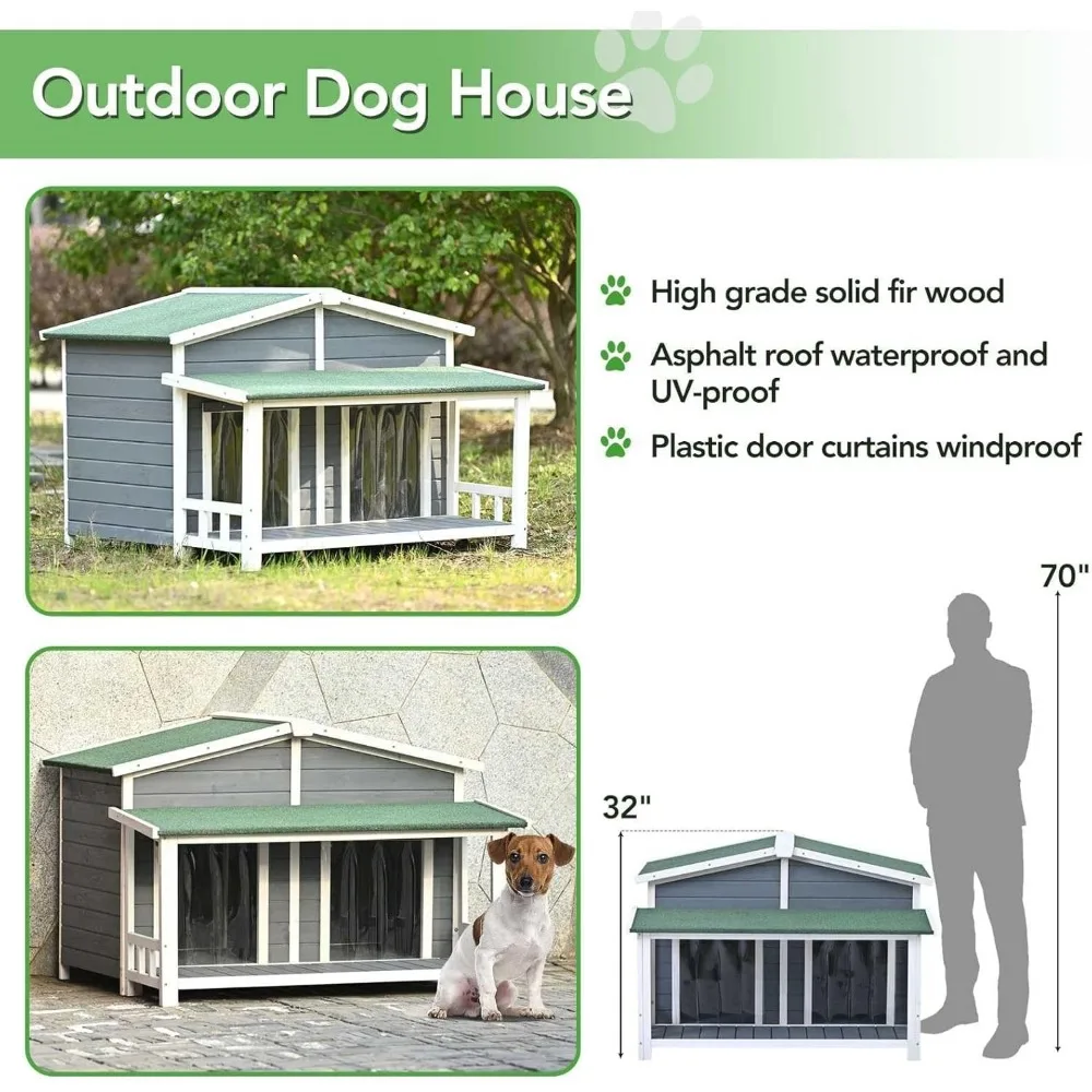 Wooden Outdoor Dog House 3