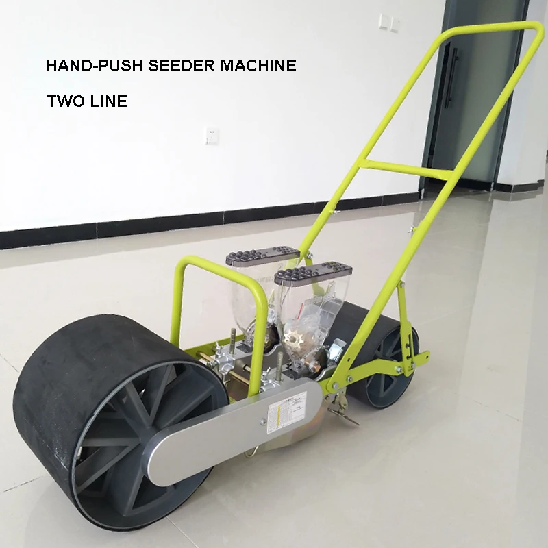 

Double Line Row Vegetable Precision Seeder Hand-push Seeder Machine Precision Seeder Cabbage Radish Spinach Planting Machinery