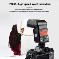 Godox TT350 TTL Camera Flash 1/8000s High-speed 2.4G Wireless X System Flash Speedlite For Canon Nikon Sony Fuji 2