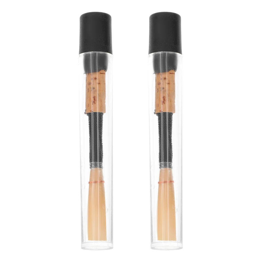 

2 Pcs Double Reed Oboe Part Durable Copper Instrument Accessories Playing Tool for