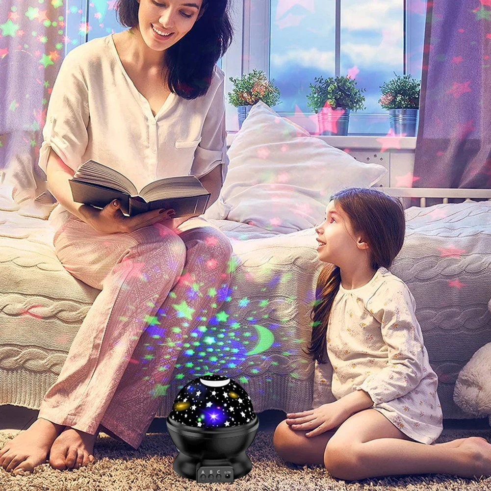 LED Rotierenden Licht Projektor Starry Sky Star Master Kinder Kid Schlaf  Romantische Galaxy Nacht Licht USB Projektor Lampe Kind Geschenk -  AliExpress