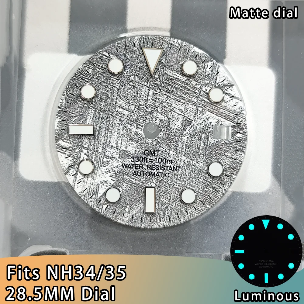 Enhanced White Watch Dial with BGW9 Blue Luminous Feature - 28.5mm