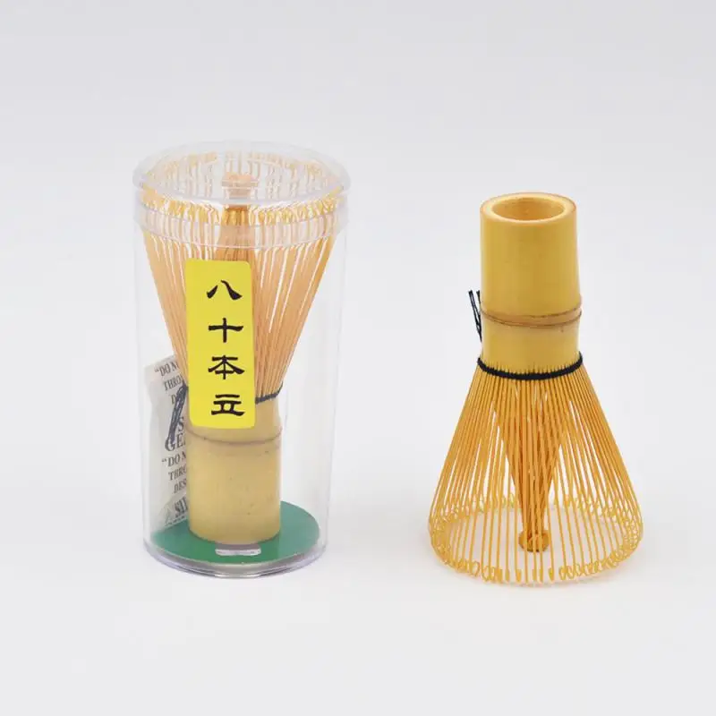 1 Set Japanese Ceremony Bamboo Chasen Teaware 80/100/120 Matcha Green Tea Powder Whisk Tea Brush Kitchen Accessories