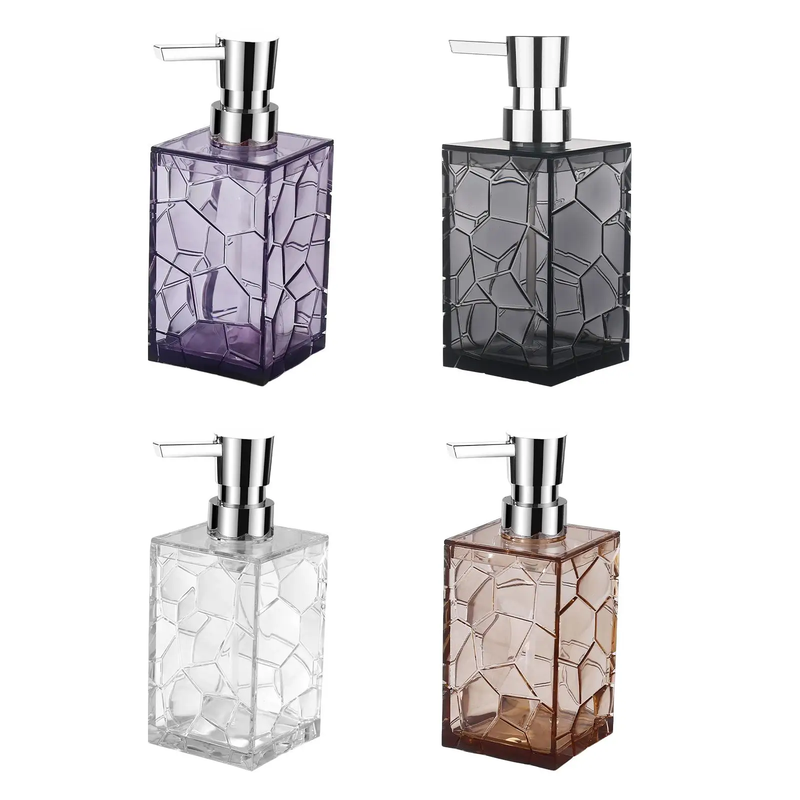320ml Liquid Soap Pump Dispenser Classy Sustainable Practical Acrylic Transparent Soap Dispenser for Apartment Hotel Dresser 2