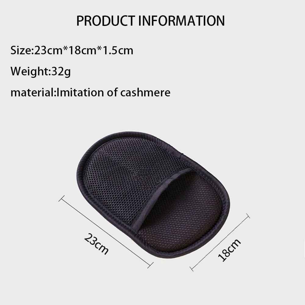 Car washing imitation cashmere gloves thickened plush car wiping gloves waxing polishing car cleaning products#universal