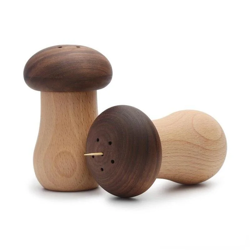 

Simple Wooden Toothpick Holder, Personalized Mushroom Toothpick Box, Desktop Ornaments, Home Restaurant Decoration Gift