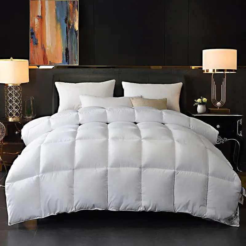Duvet Comforter Goose Down Duck Quilt Winter Throw Blanket King Queen Full Size bed comforter